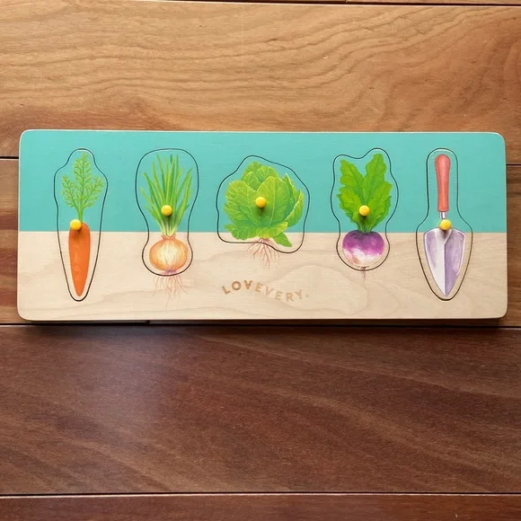 Lovevery Wooden Garden Puzzle - Picture 1 of 4